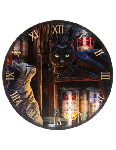 Horloge Lisa Parker - Chats de la Boutique Magique