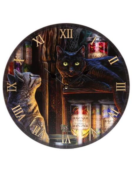 Horloge Lisa Parker - Chats de la Boutique Magique