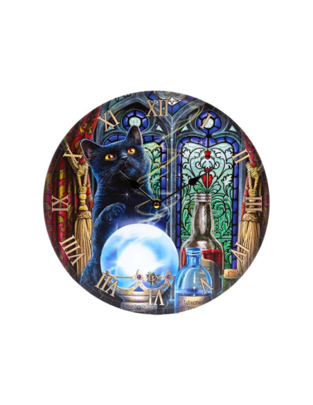 Horloge Lisa Parker - Chat Apprenti Sorcier