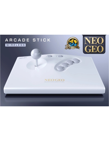 ARCADE STICK BLANC NEOGEO AES+