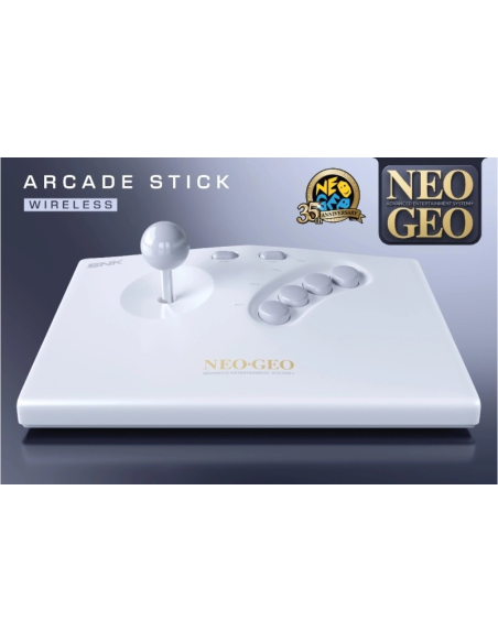 ARCADE STICK BLANC NEOGEO AES+