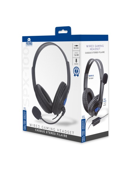 Casque double SPX-100 PS5/PS4/XBOXONE/ SeriesX/ SWITCH + Micro Noir