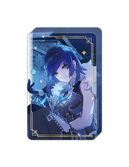 Genshin Impact - Ornement en acrylique avec effet paillettes / sable mouvant - Yelan - 55x85mm