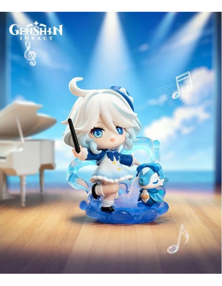Figurines Chibi de la série Light and Shadow Poetry de Genshin Impact Academy Display 12 figurines