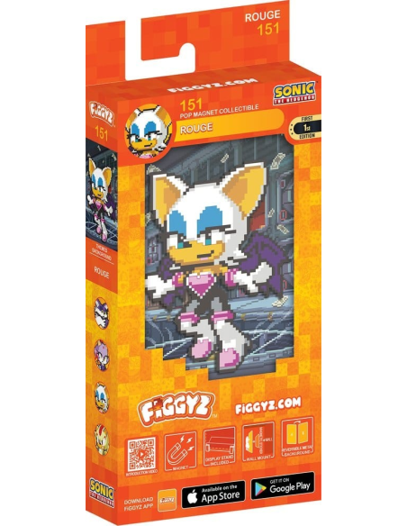 Sonic the Hedgehog (Modern) magnet à collectionner FiGGYZ Rouge the Bat 11 cm