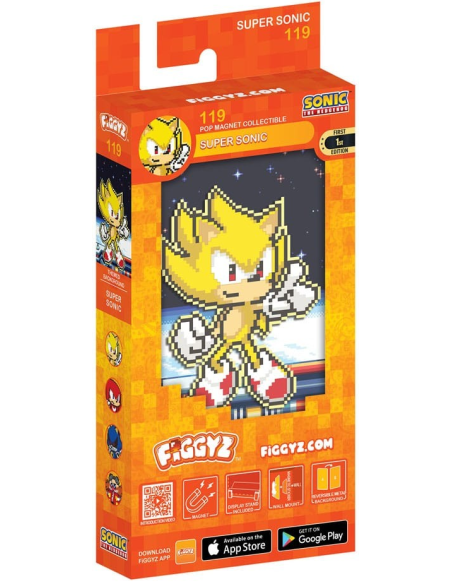 Sonic the Hedgehog (Modern) magnet à collectionner FiGGYZ Super Sonic 11 cm