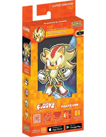 Sonic the Hedgehog (Modern) magnet à collectionner FiGGYZ Super Shadow 11 cm