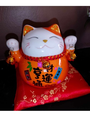 Maneki Neko Orange