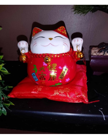 Maneki Neko rouge