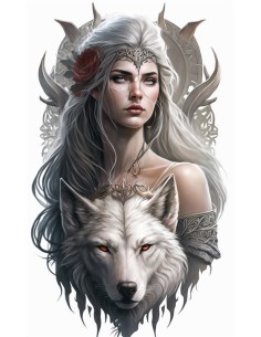 Plaque décorative en relief Féeries et légendes