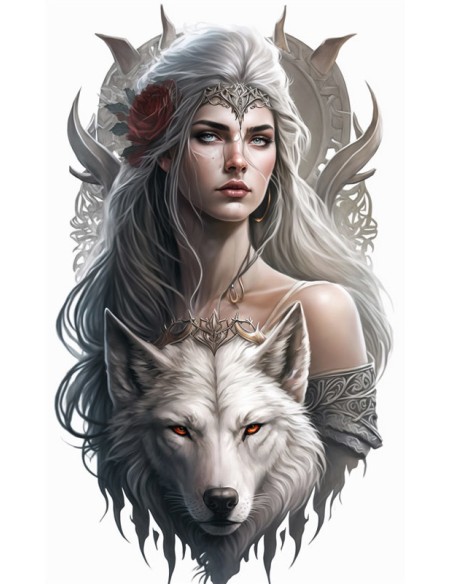 Plaque décorative en relief Féeries et légendes