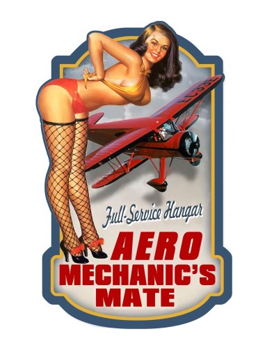 Plaque Pin-up 42 X 67 Cm