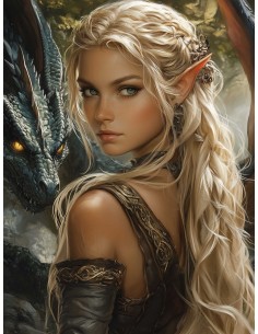 Plaque décorative 20 X 30 cm Féerie et fantastique