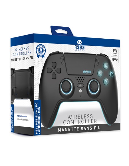 Manette Bluetooth pour PS5 LED - Noire