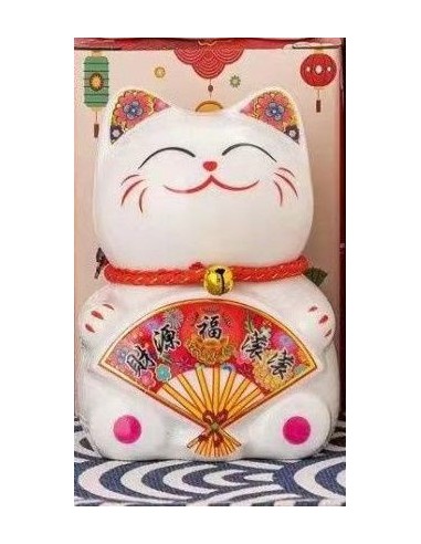 Tirelire Maneki Neko 12,5 cm Eventail
