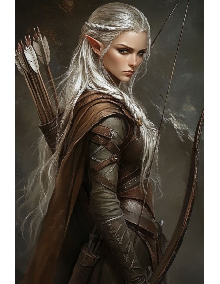 Plaque en relief Féerie et fantastique 40,5 X 28 cm