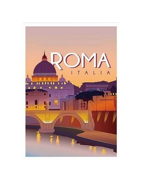 Plaque décorative Roma 20 X 30 cm