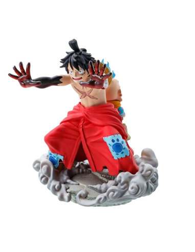 Petitrama Rebirth Wanokuni Luffy 9 Cm